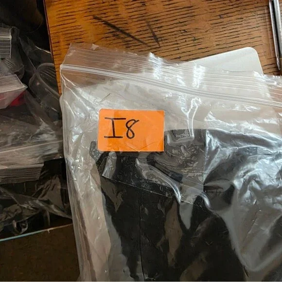 Show Me Your Mumu Black Bodycon Midi Dress Cocktail Sexy Side Slit Size Medium - Picture 10 of 10